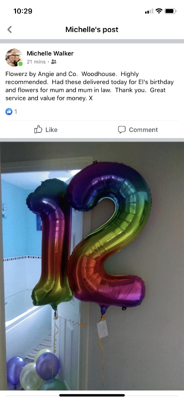 Large number balloon