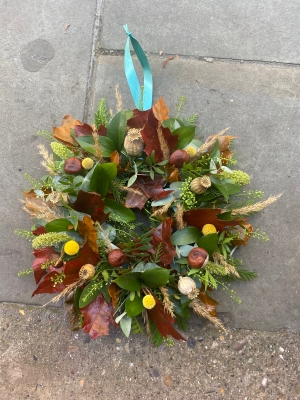 Autumn door wreath