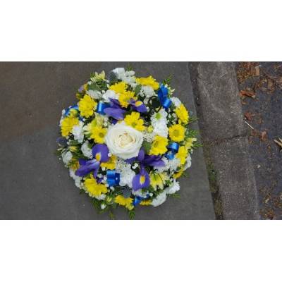 Blue and Yellow Posy Pad