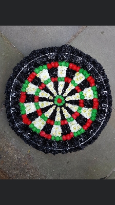 Dartboard tribute