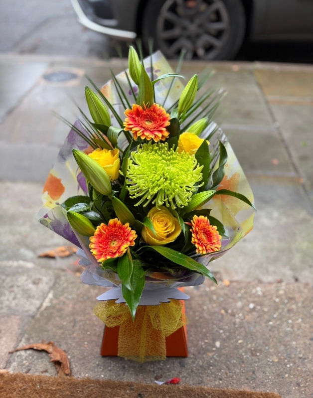 Florist choice front facing hand tied