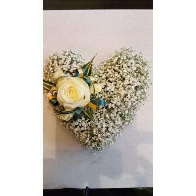 Gypsophila heart