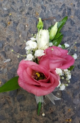 Lisianthus corsage