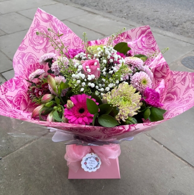 Mother’s Day hand tied bouquet