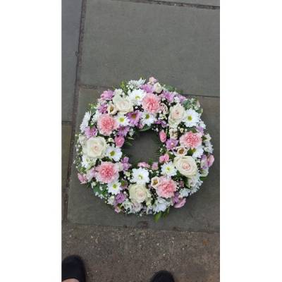 Pink and Lilac Wreath