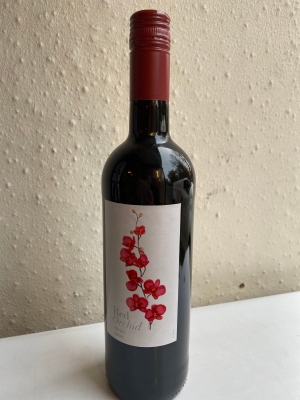 Red orchid merlot wine
