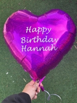 Personalised balloons