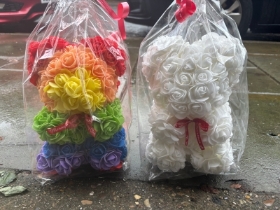 Merry Christmas foam bear