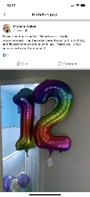 Large number balloon