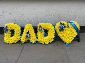 Dad frame with heart