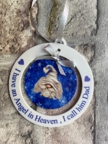 Angel in heaven bauble