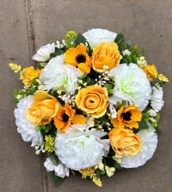 Artificial posy pad yellow