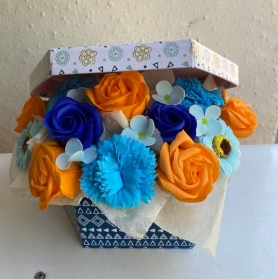Aztec soap flower box