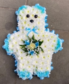 Blue teddy bear