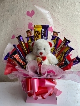 Chocolate box with bear