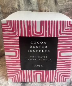 Cocoa dusted truffles