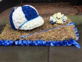Jockeys hat funeral tribute