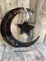 Moon and stars sign