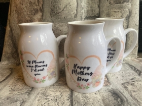 Mother’s Day jug with spring flowers