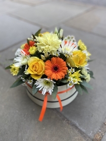 Orange and lemon hatbox