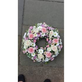 Pink and Lilac Wreath