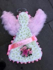 Pink feather Angel Tribute