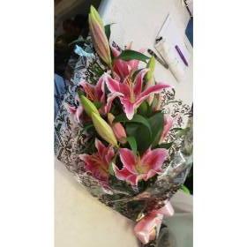 Pink Lily Bouquet