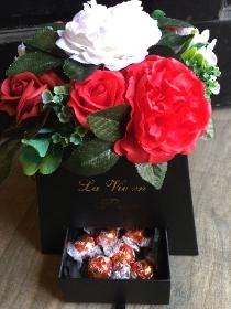 Soap flower box with chocs