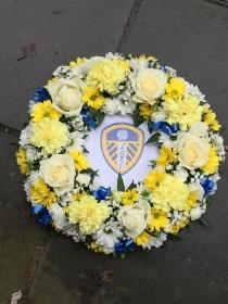 Leeds united wreath