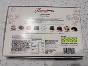 Thorntons continental chocolates